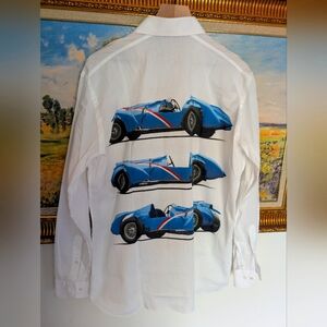 R Robert Graham White Delahaye Shirt